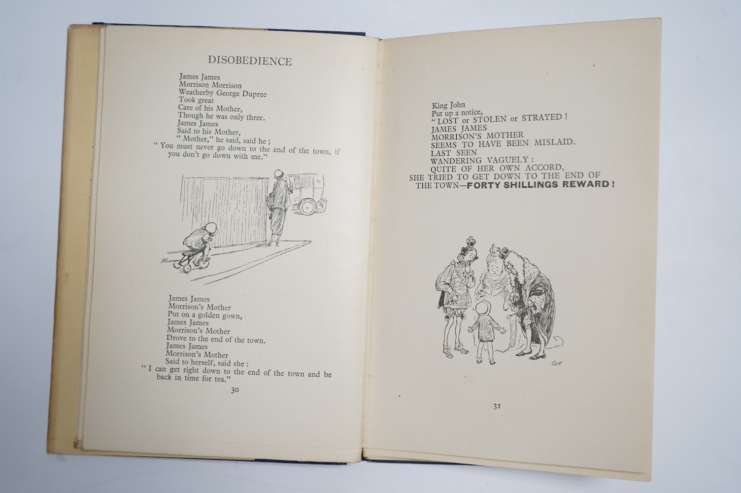 Milne, A.A - When We Were Very Young. Decorations by E.H. Shepard, 5th edition, 8vo, original pictorial cloth, illustrations throughout the text, top edge gilt, pictorial endpapers and dust jacket, Methuen & Co. Ltd., Lo